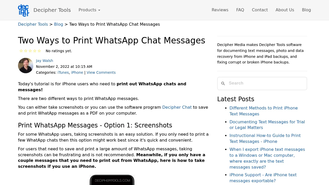Screenshot of https://deciphertools.com/blog/how-to-print-whatsapp-chats-messages